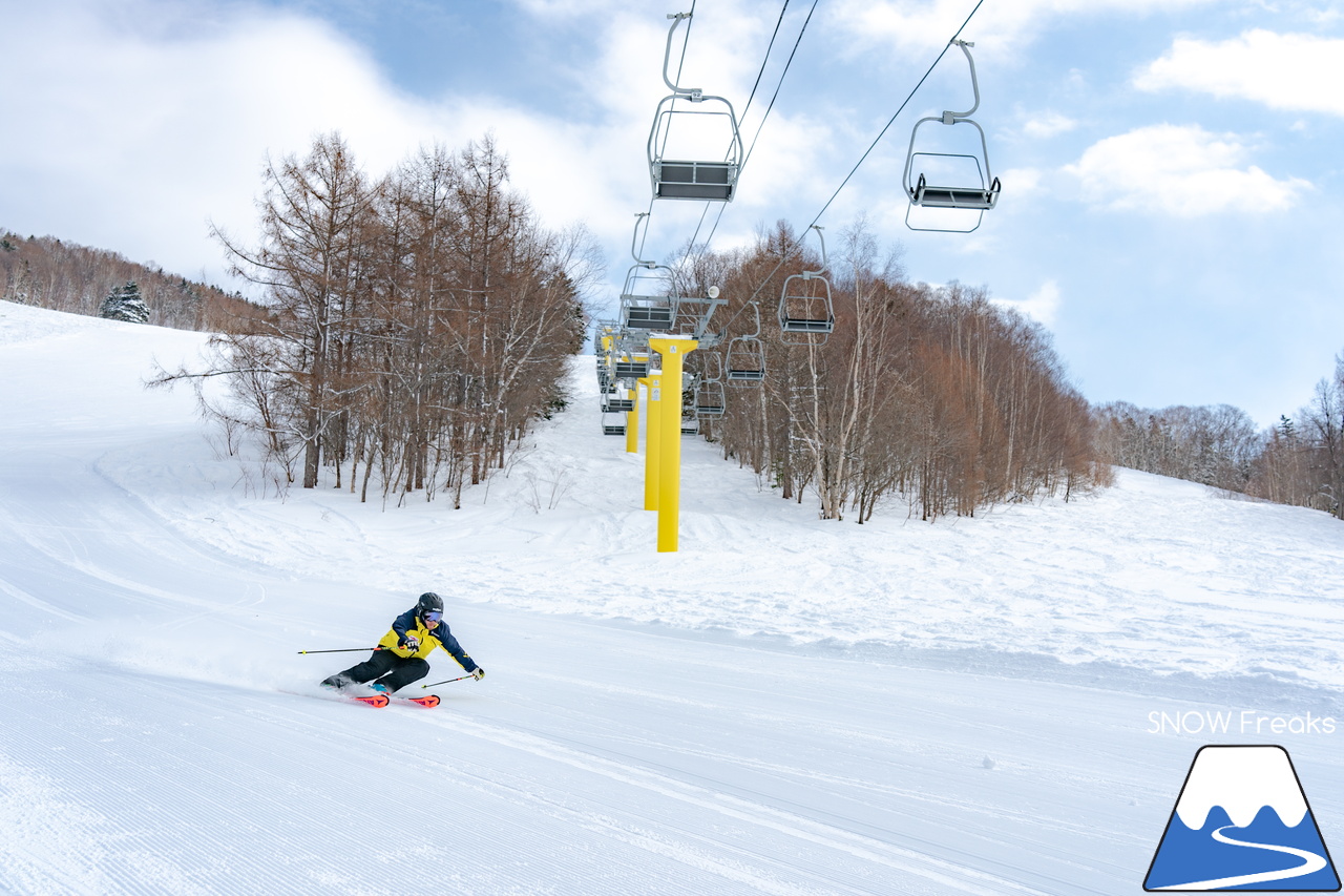 カムイスキーリンクス｜『-13℃』。ここは、道北・旭川。まだまだ続くよ、真冬並みのコンディション！